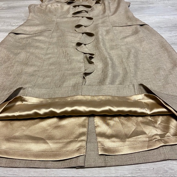 *SOLD* Classiques Entier Ruffle Front Belted Dress - Picture 14 of 14